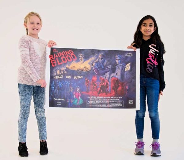 Raining Blood Poster With Students